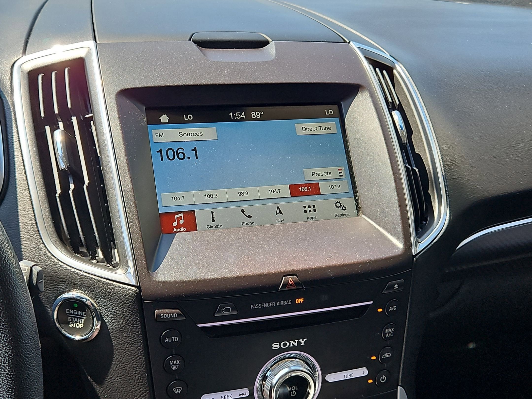 2018 Ford EDGE SPORT ECOBOOST