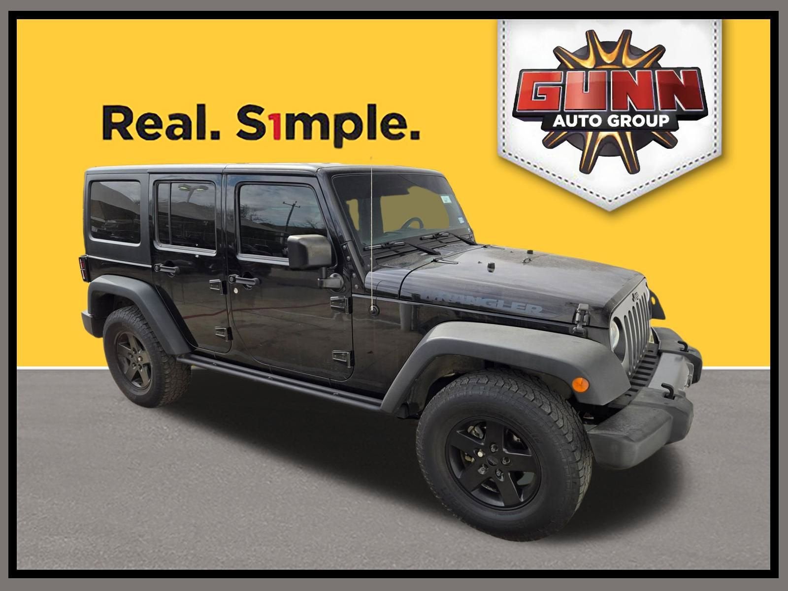 2016 Jeep Wrangler Unlimited Black Bear