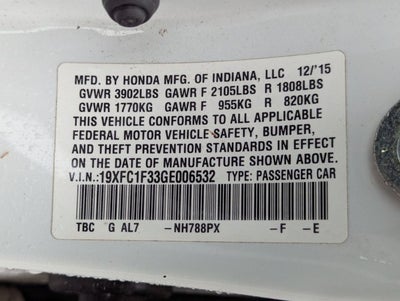 2016 Honda Civic EX-T