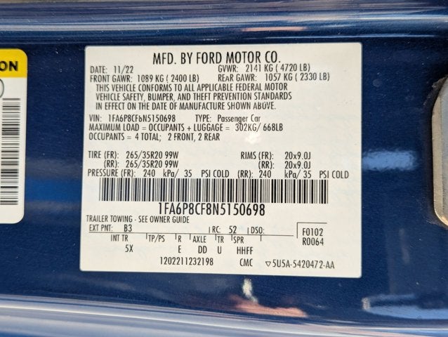 2022 Ford Mustang GT Premium