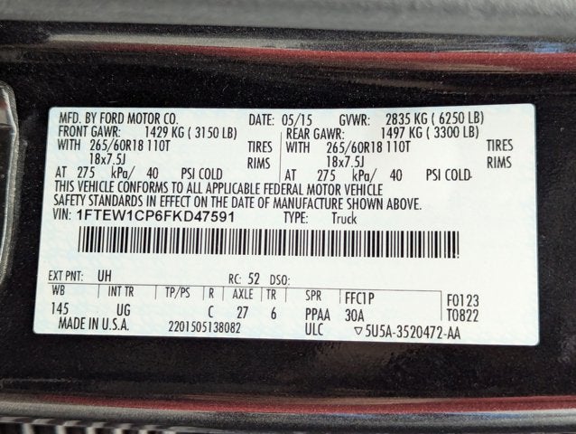 2015 Ford F-150 Base