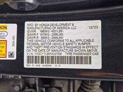 2024 Honda Accord Sedan LX