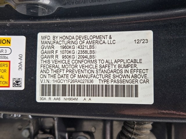 2024 Honda Accord Sedan LX