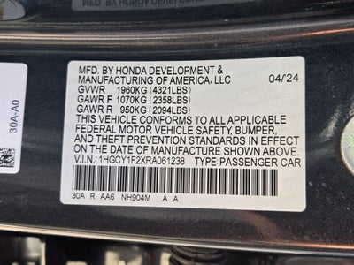 2024 Honda Accord Sedan LX