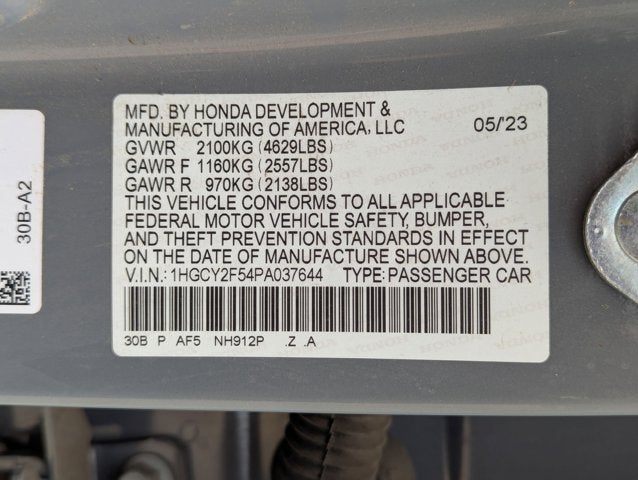 2023 Honda Accord Hybrid Sport