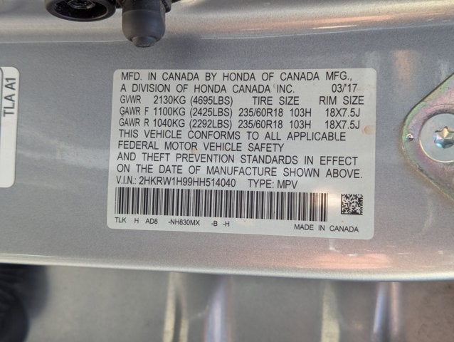 2017 Honda CR-V Touring