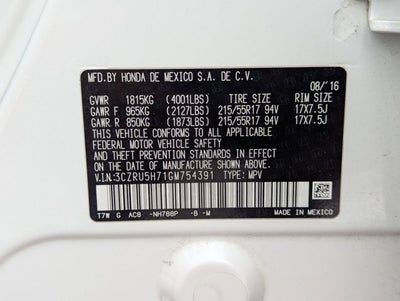 2016 Honda HR-V EX-L w/Navi