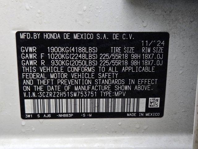 2025 Honda HR-V Sport