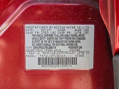 2019 Nissan Kicks SV