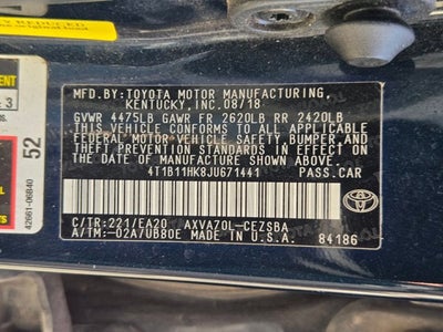 2018 Toyota Camry SE
