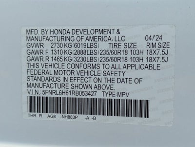 2024 Honda Odyssey EX-L