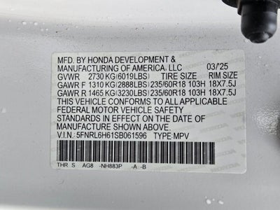 2025 Honda Odyssey EX-L