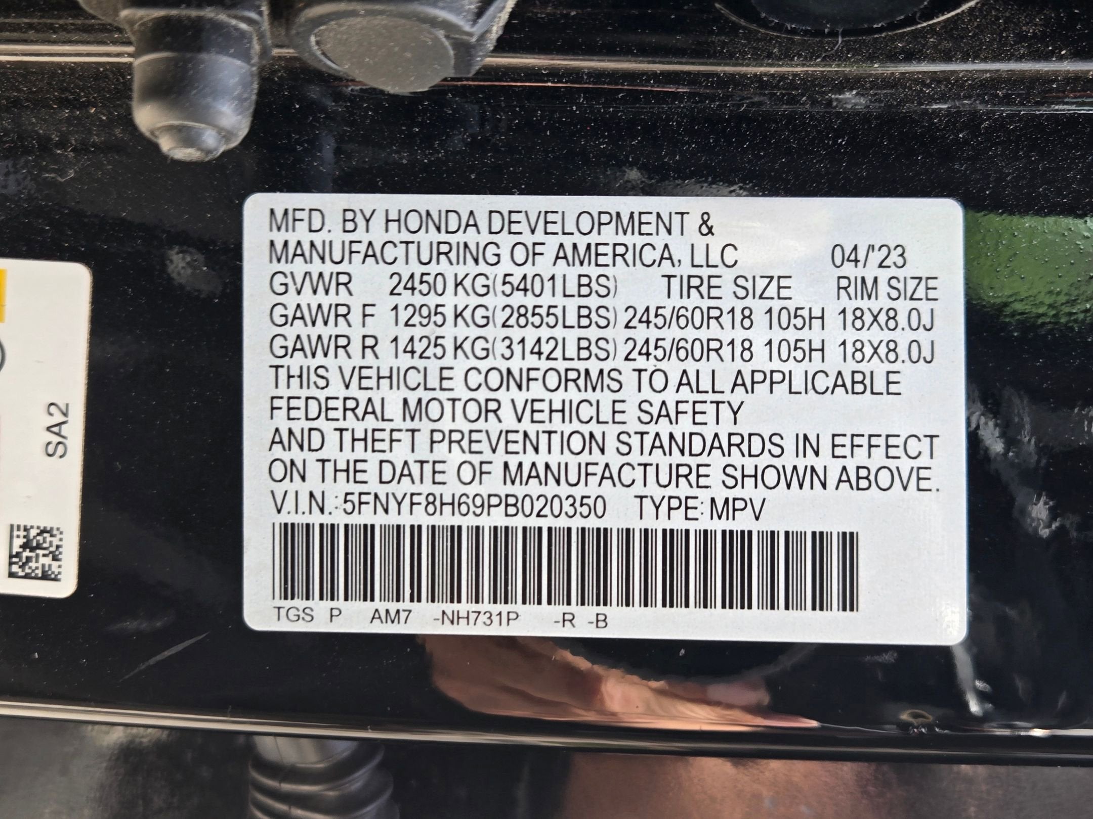 2023 Honda Passport AWD TRAILSPORT