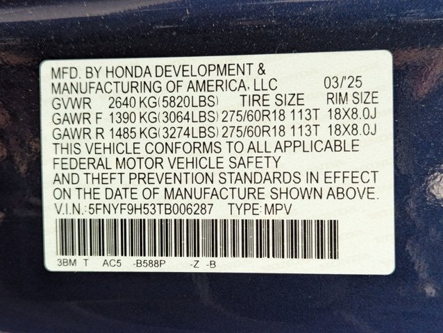 2026 Honda Passport TrailSport