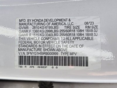 2024 Honda Pilot EX-L 7 Passenger