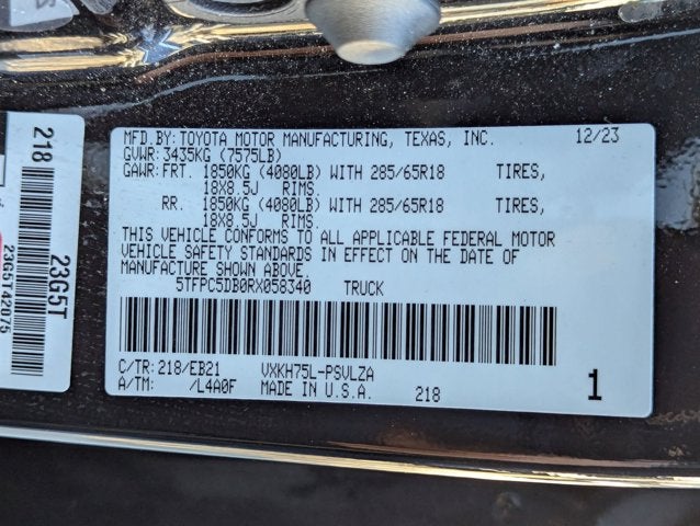 2024 Toyota Tundra TRD Pro Hybrid