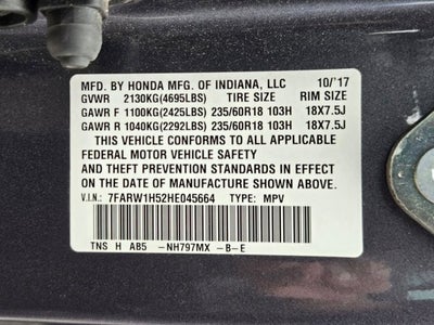 2017 Honda CR-V EX