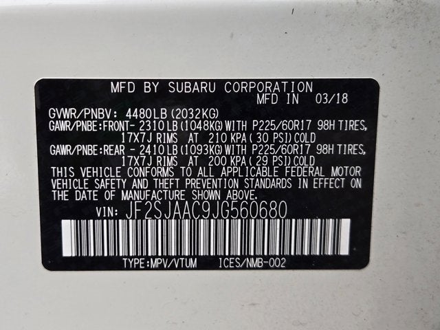 2018 Subaru Forester Base