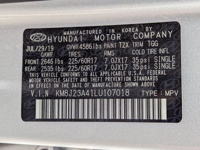 2020 Hyundai Tucson SE