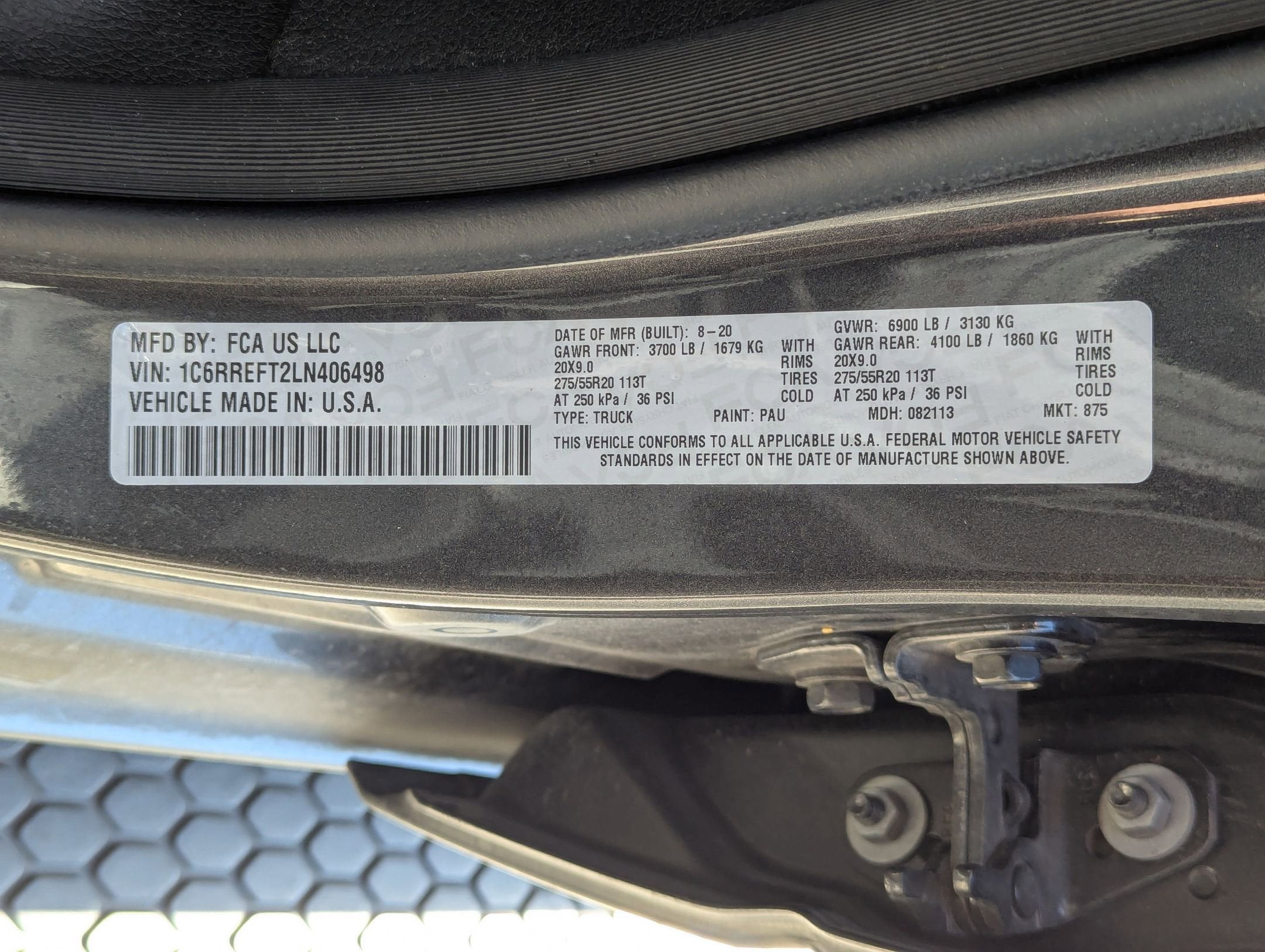 2020 RAM 1500 Lone Star