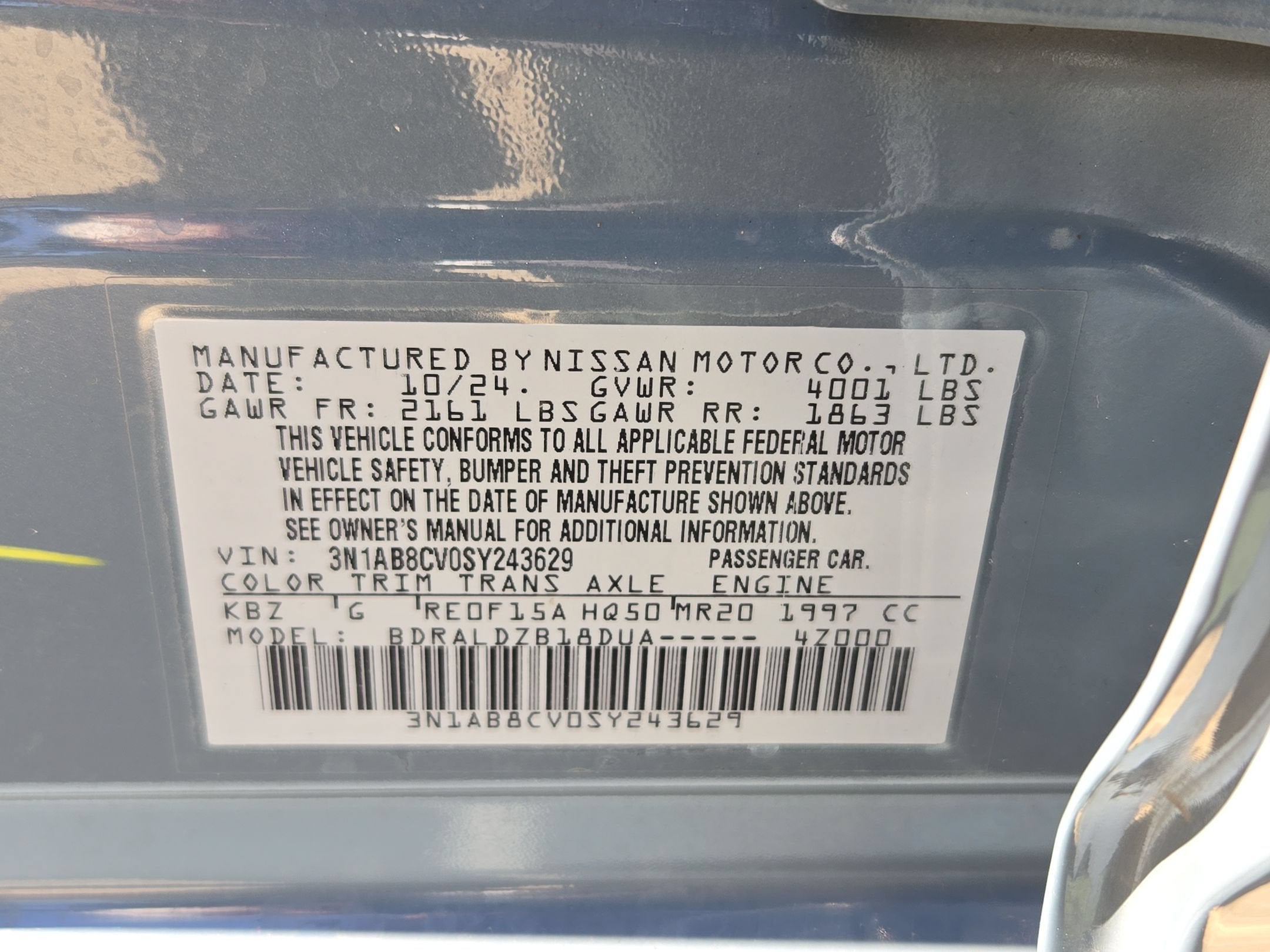 2025 Nissan Sentra SV