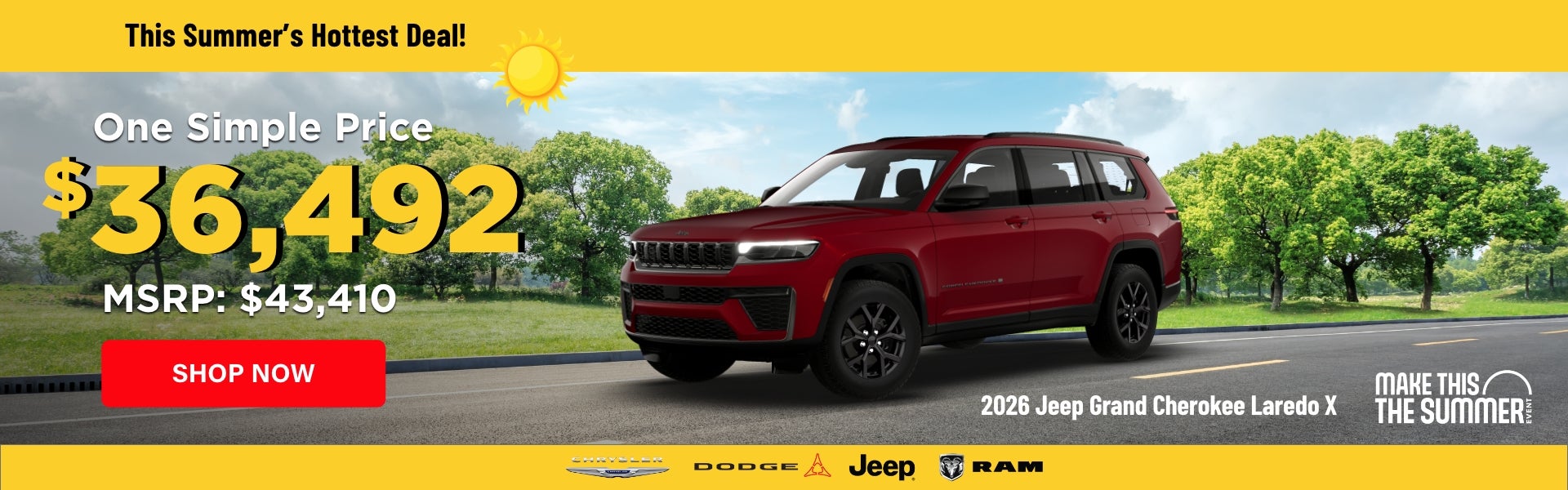 Jeep Grand cherokee banner