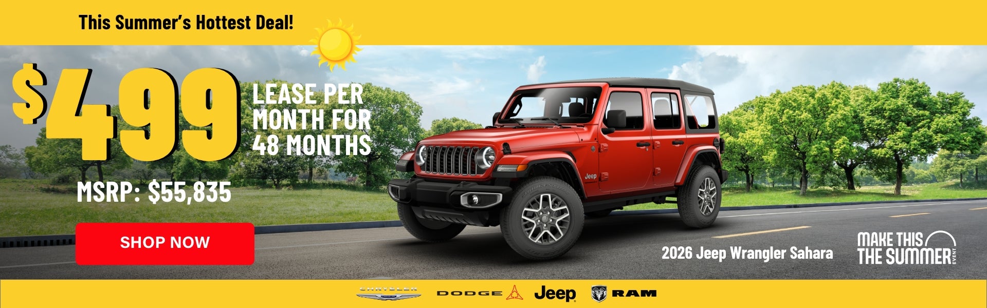 Jeep Wrangler Sahara banner