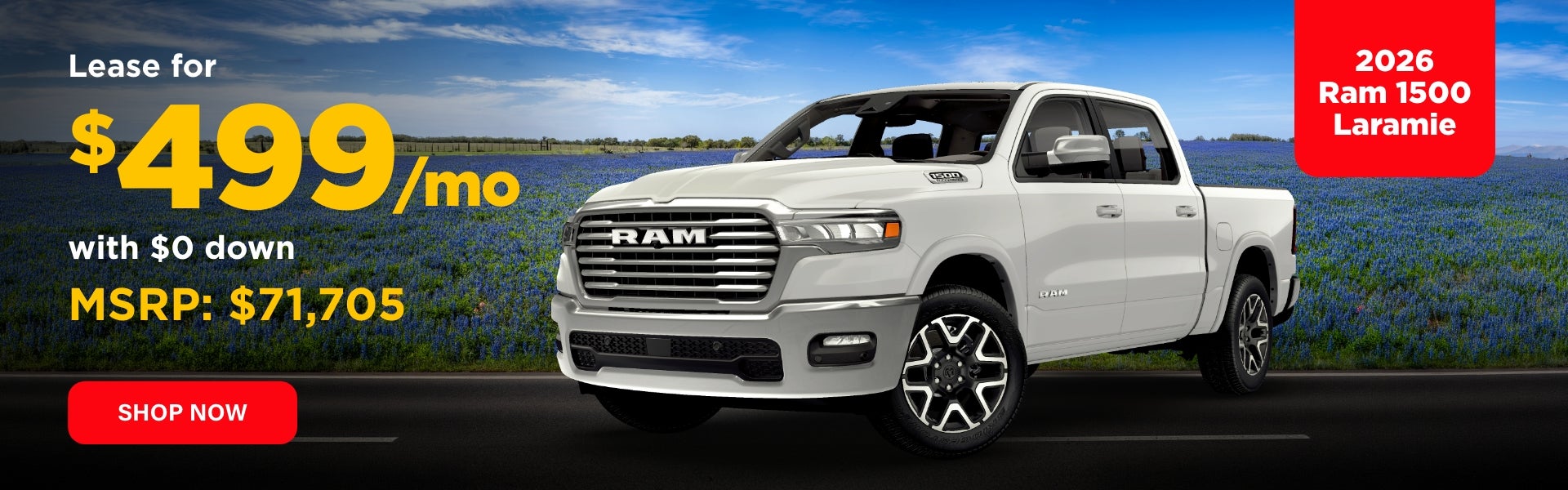 Gunn CDJR Ram 1500 lease banner