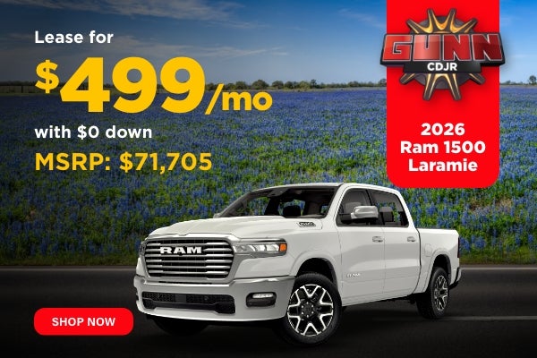 Gunn CDJR Ram 1500 lease banner