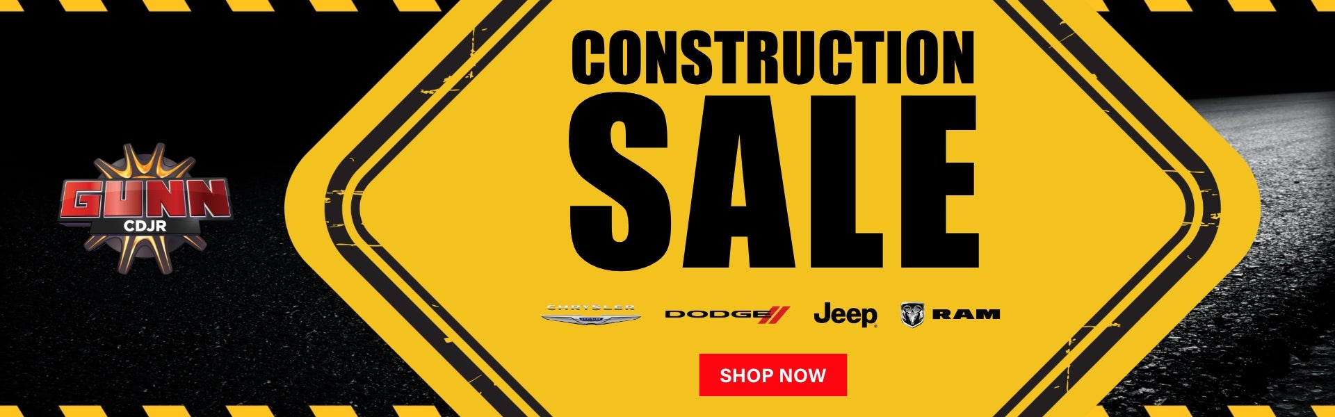 Gunn CDJR Construction Banner