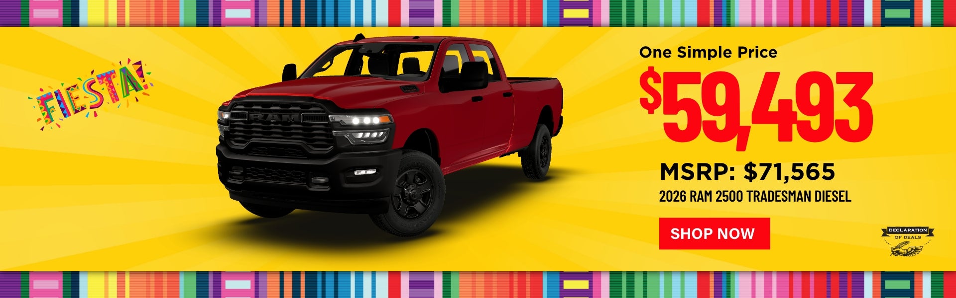 Gunn CDJR 2026 Ram 2500 Tradesman