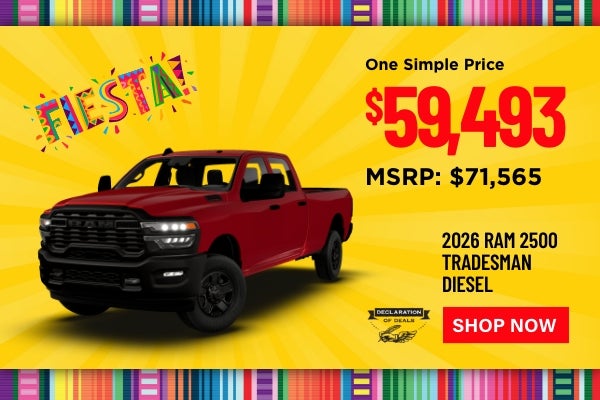 Gunn CDJR 2026 Ram 2500 Tradesman