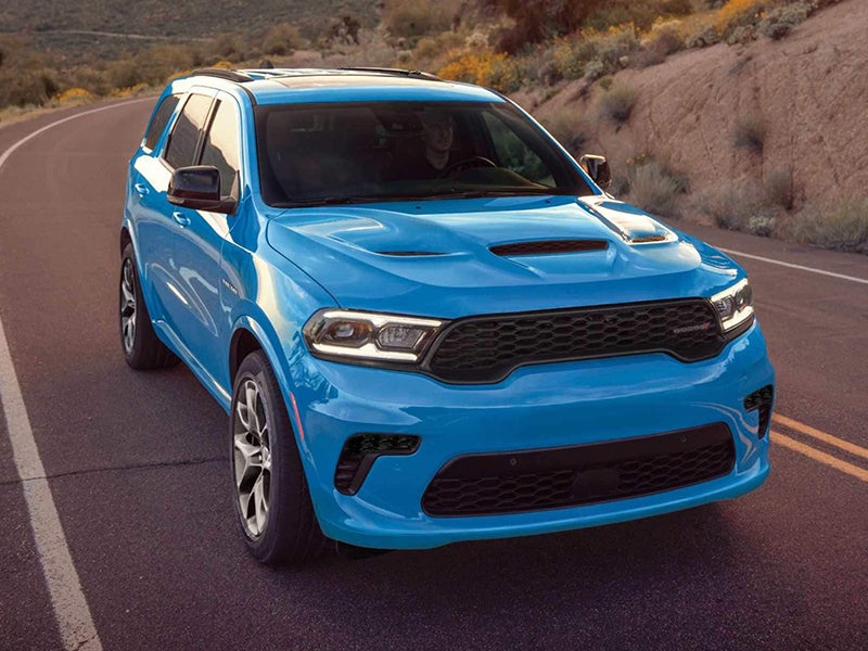 Blue Dodge SUV